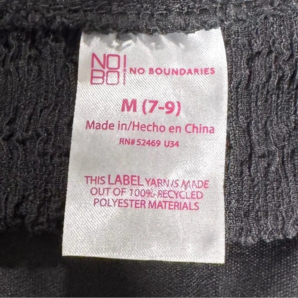 4/$40 No Boundaries Black Button-Front Mini‎ Dress